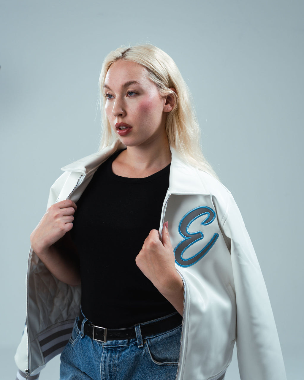 Arctic Varsity Leather Jacket