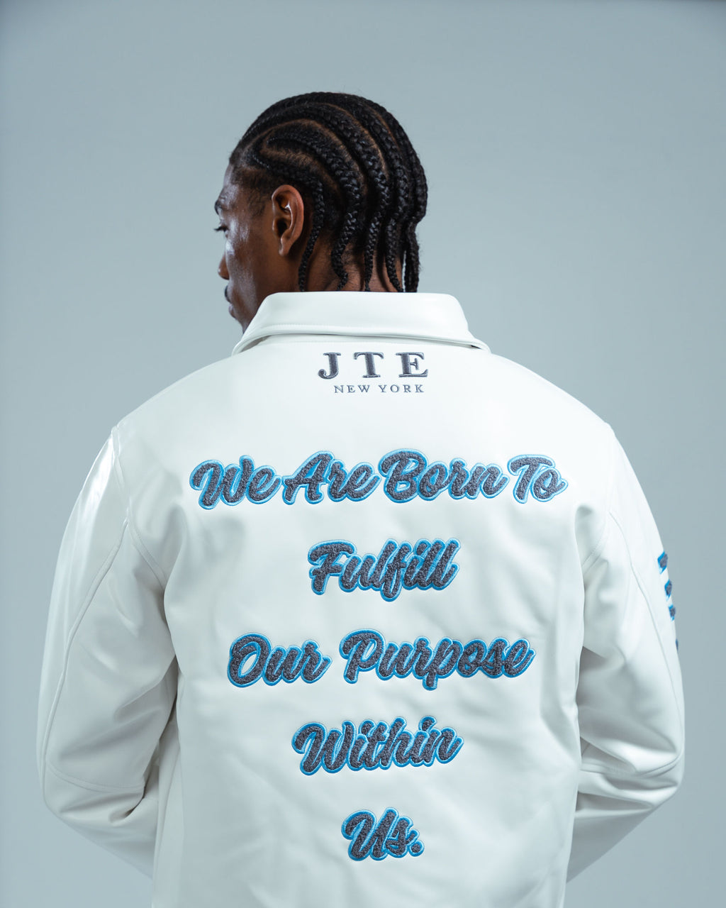 Arctic Varsity Leather Jacket